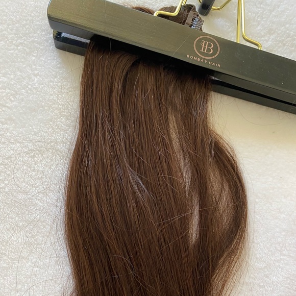 Dark brown hair extensions